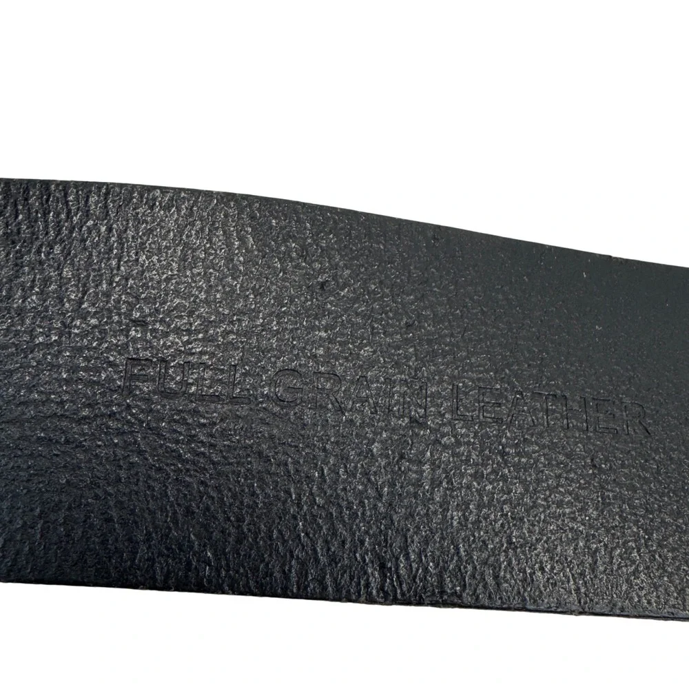 R&Y Blues Full‎ Grain Leather Belt 42 Brown Distressed Western Americana USA